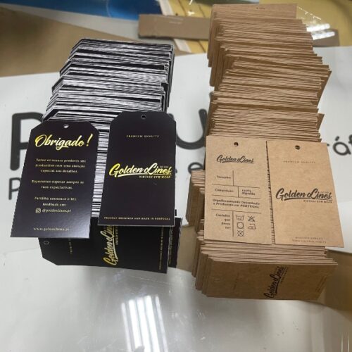 Etiqueta de papel